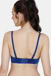 Zivame Marshmallow Padded Wired Low Demi Coverage Strapless - Navy — thumbnail 3